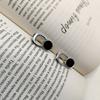Silver Earrings with Natural Onyx (60002116)