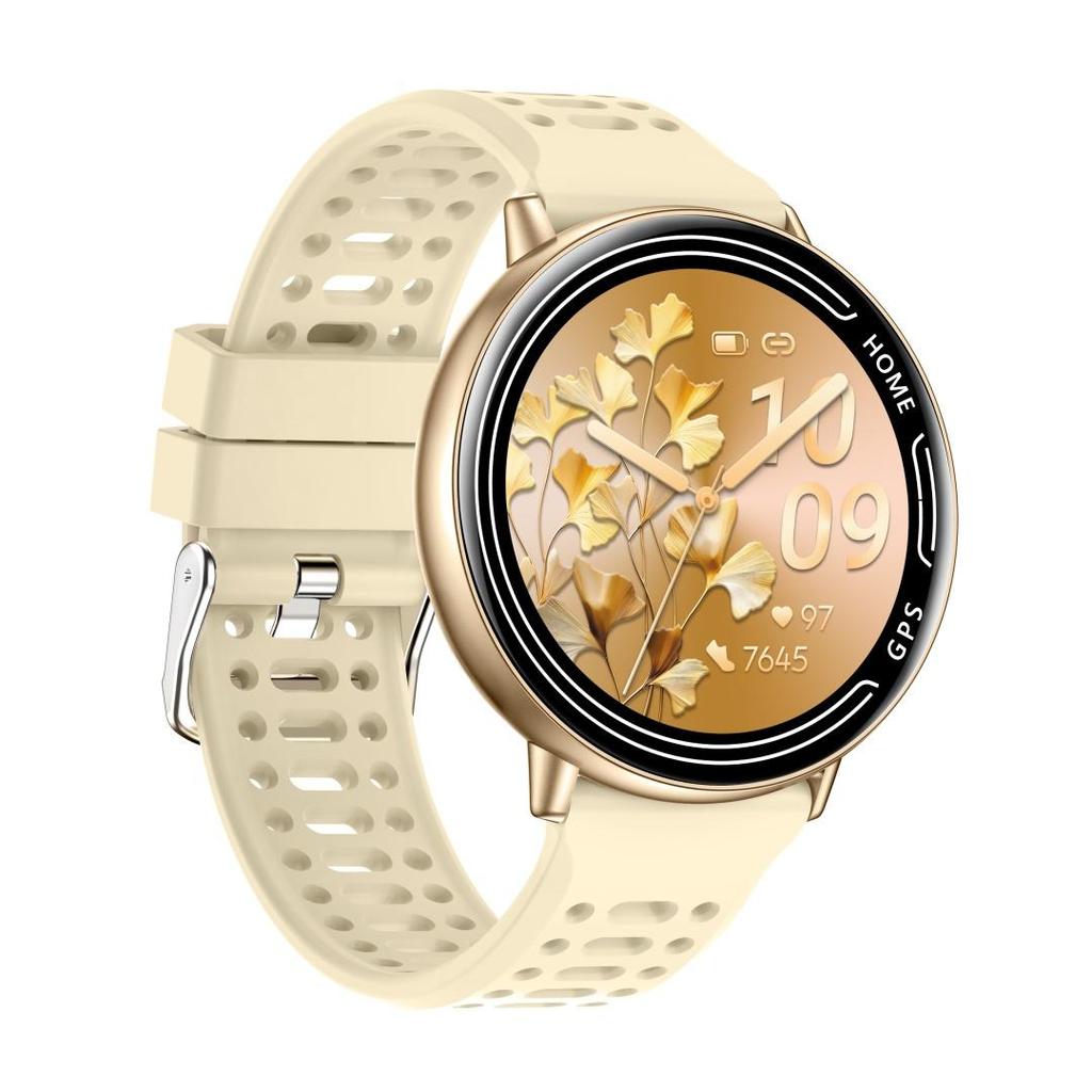 Rainbuvvy KC100 GPS Smartwatch 1.39inch 360x360 BT5.3 Bluetooth Call 1ATM Waterproof 230mAh Android Smart Bracelet Women Sports Watch