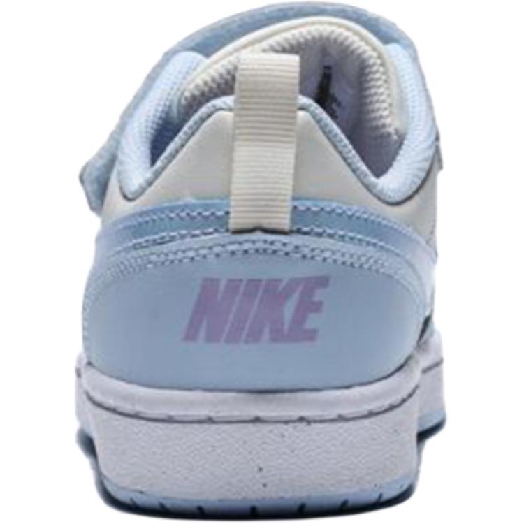 New Nike Court Borough Abrasion Resistant Low Top Kids' Skateboarding Shoes Blue Kids' IH4049-001