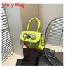 Fashion Korean Style Small Pu Handbag With Top Handle For Daily Casual Use