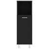 Bathroom Cabinet Black 30 x 30 x 95 cm Particleboard