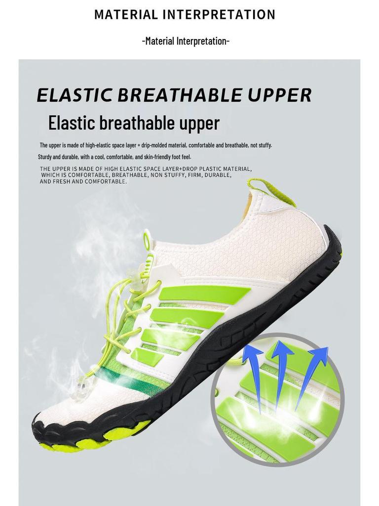 Chaussures de Plage et de Fitness Antidérapantes Respirantes pour Couples - Semelle Souple, Port Extérieur et Décontracté