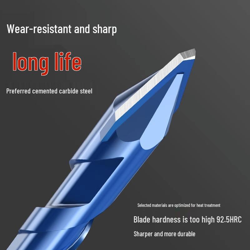 Blue Victory Super Hard Angled Tile and Concrete Drill Bit Set