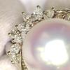 South Sea Pearl White Butterfly Farming Ring Pearl Silverx Pink Women XQ8194 Used