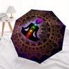 Chakra Balance Meditation Mat: Yoga & WellnessUmbrella, Portable 3-Fold Compact Umbrella for Men & Women Gift