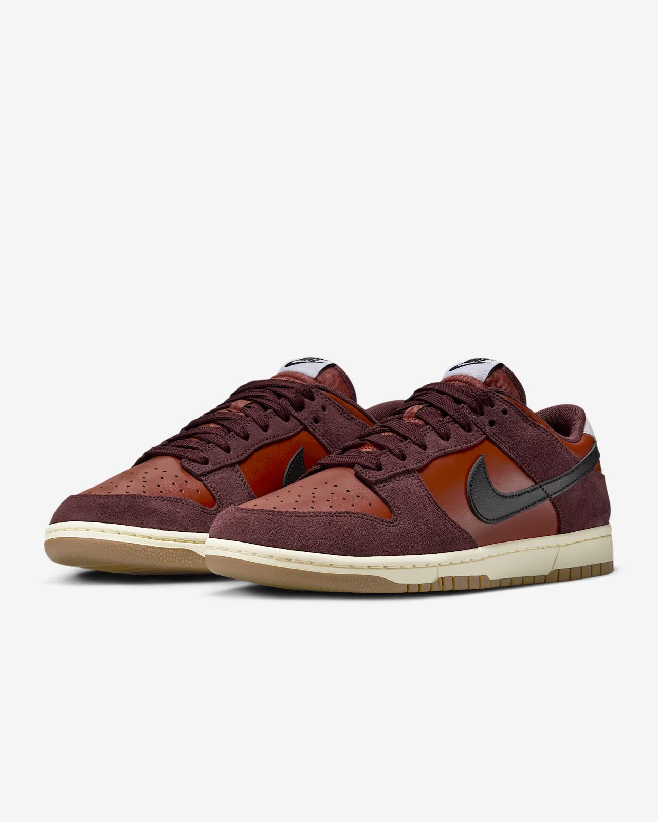 IB6399-600 Nike Dunk Low Mars Stone Black Burgundy Crush (Men s) 7