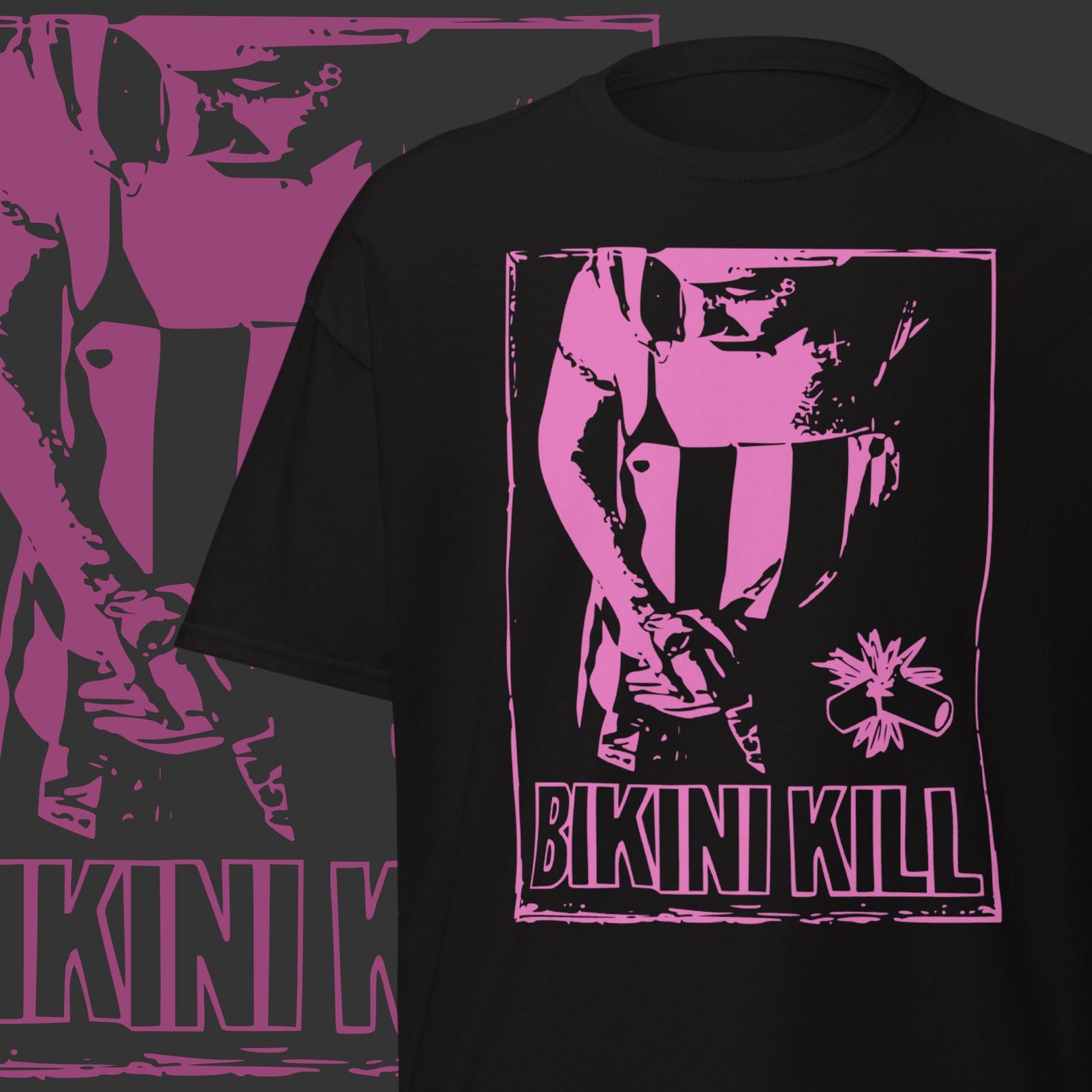 Bikini Kill T-Shirt Riot Grrrl Punk Band Merch Vintage Punk Clothing S