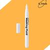 White Fluid Pen 3.0mm Broad Tip 0.7mm Fine Tip White Paint Pen for Watercolor Painting Artwork Highlighting