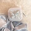 Ice Through Blue Butterfly Apple AirPods 1 Generation Suitable for Bluetooth Headset Cover Pro1 Small Fresh 1st Generation 1 Hanging Ring Gentle
