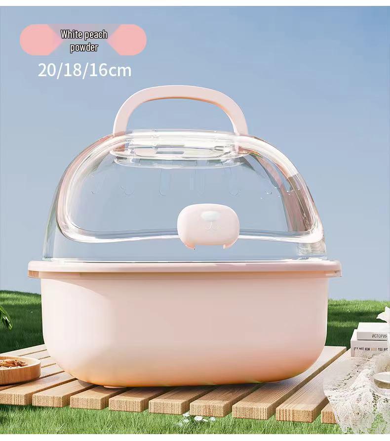 Portable Outdoor Small Animal Carrier for Hamsters, Mice, and Sugar Gliders with Large Space