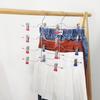 Pants Hanger Good Load-bearing Multi-layered Rustproof Non-slip Simple Installation 4 Tier Wardrobe Clothes Organizer Pants Hanger Household Supplies