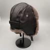 Women'S Retro Pilot Hat - Thick Plush Ear Cushions, Warm Winter Cycling & Snowboarding with Fur-Lined Ears, BrownRed/ - Cold Weather