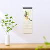Shinnippon Calendar 2027 Wall Calendar Hanatsuzuri Japanese Ikebana Flower Arrangement NK431 Slim Hanging Calendar with Yearly Table Made in Japan