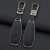 Zinc Alloy Leather Full Cover Car Key Case for Ford Focus 3 4 ST Mondeo MK3 MK4 Fiesta Fusion Kuga 2013 2014 2015 2017