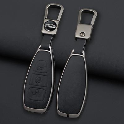 Metal Car Remote Smart Key Case Fob Cover Shell Bag For Ford Focus 3 4 St Mondeo Mk3 Mk4 Fiesta Fusion Kuga 2013 2014