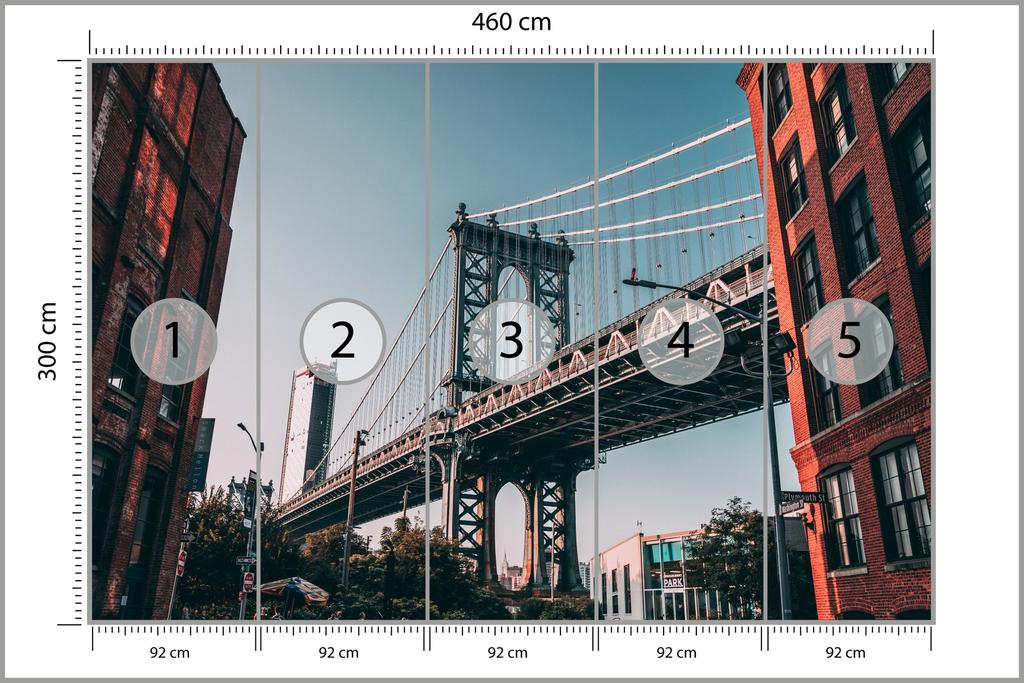 Photomural Bridge Self-Adhesive Mural 460x300