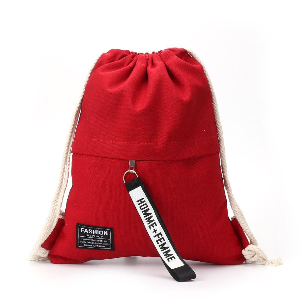 drawstring knapsack