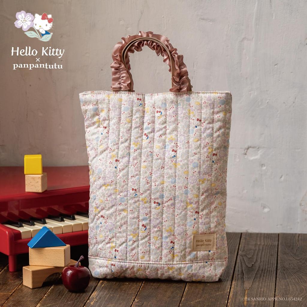 Shoe Bag Sanrio Kids Handbag for Lessons and Lessons [panpantutu] [Panpantutu] (Hello Kitty) Girls'