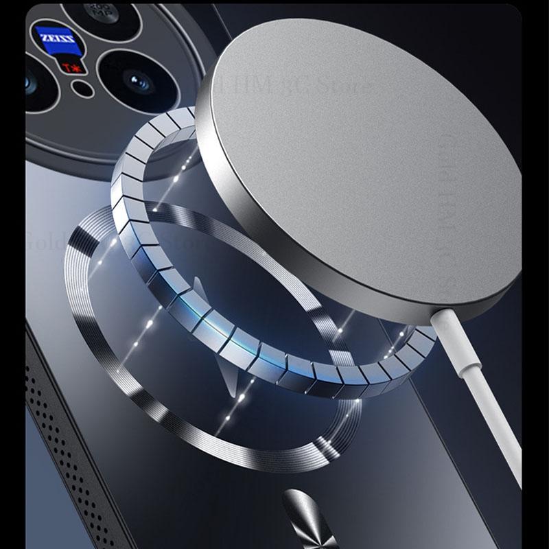 For Magsafe Magsafing Magnetic Case For vivo iQOO Neo10 Pro Cooling Heat Dissipation Cover iQOO 13 12 Pro Camera Lens Protector