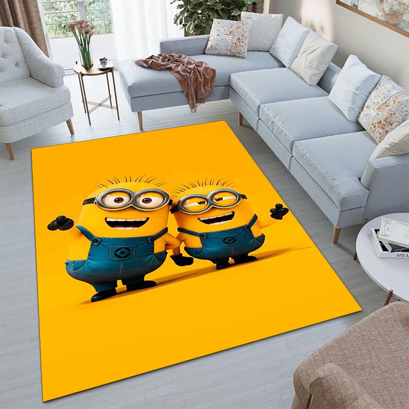 Despicable Minions Rug Carpet Office Decorative Carpet For Living Room Bedroom Door Mat Floor Rug Computer Chair Area Rug