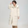 SNOWFLYING Women's Loose Fit Hooded Duck Down Jacket
