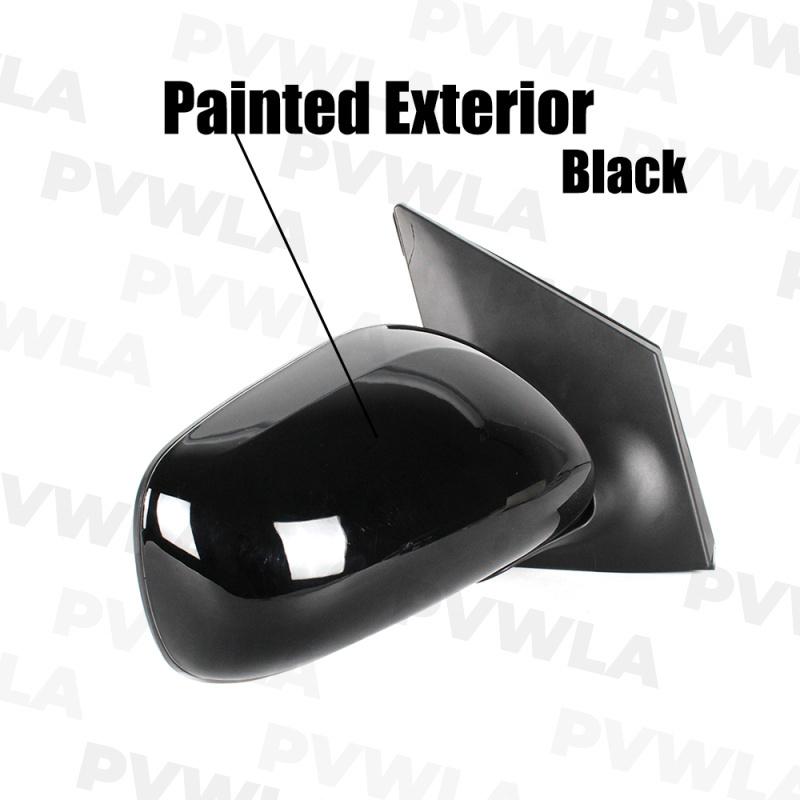 For Toyota Corolla 2009 2010 2011 2012 2013 Right Side  Black Painted Rear 3 P Mirror Assembly