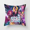 New K-Pop Demon Hunter Girl Group Animation Throw Pillow Peripheral Animation Printed Throw Pillow Game Chair Cushion Home Cushion