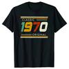 Graphic Birthday Gift Short Sleeved 54 Years Old Born In 1970 Shirt 54th Birthday Summer Tshirt Retro Vintage 1970 Tshirt Tops