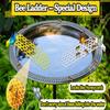 Thirsty Pollinators Bee Water Catcher Cups Yellow Floating Bee Island  for Outdoor