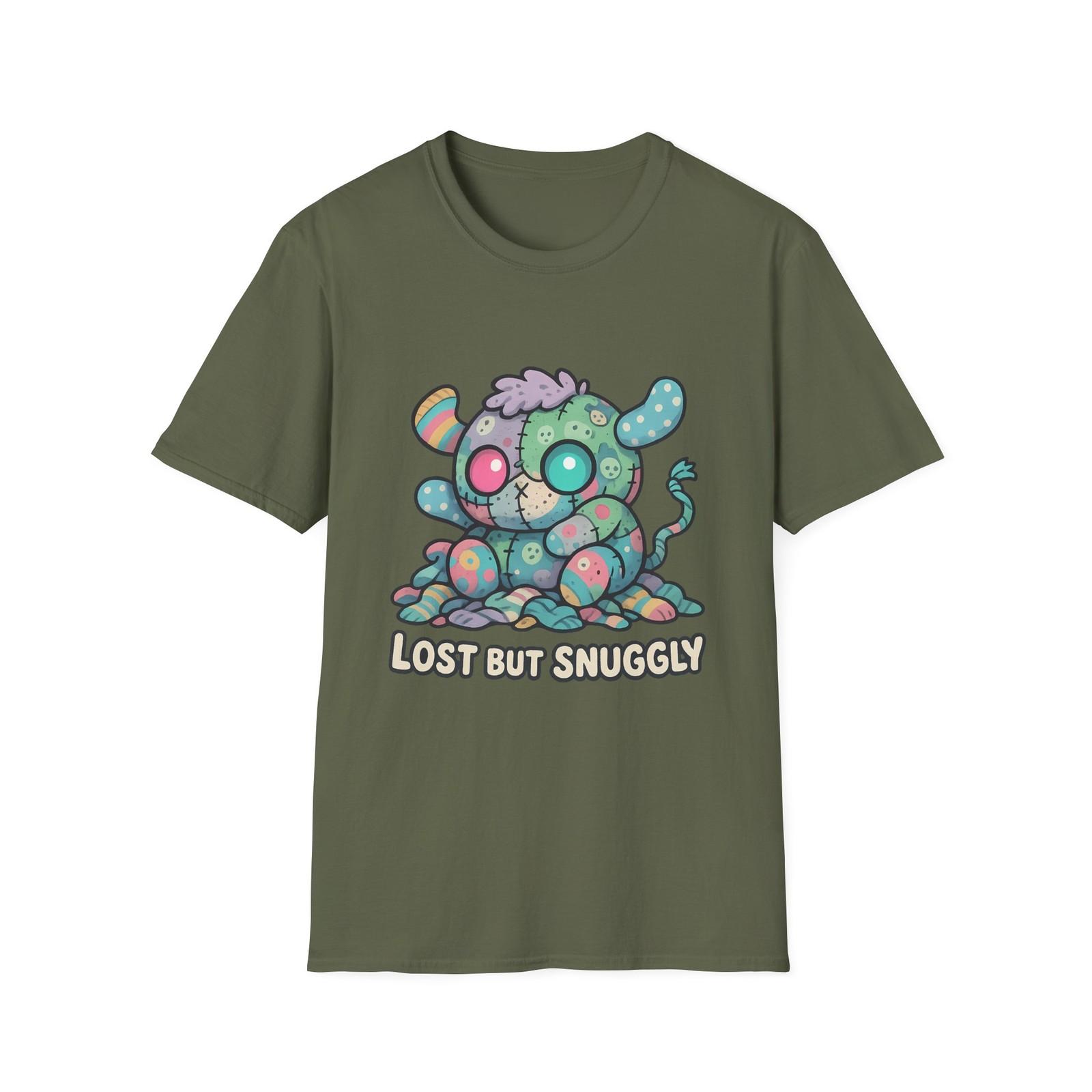 Unisex Softstyle T-Shirt Mens Womens Tees Top Sock Creature Laundry Chaos Charm Funny Fall Halloween M