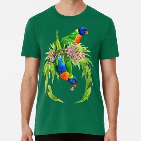 Rainbow Lorikeets Native Wreath Size S to 5XL Made in the USA T-shirt 2XL