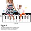 Kids Musical Carpet Baby Toddlers Fitness Keyboard Piano Mat Music Play Instrument Montessori Education Toys Gift for Girl Boy