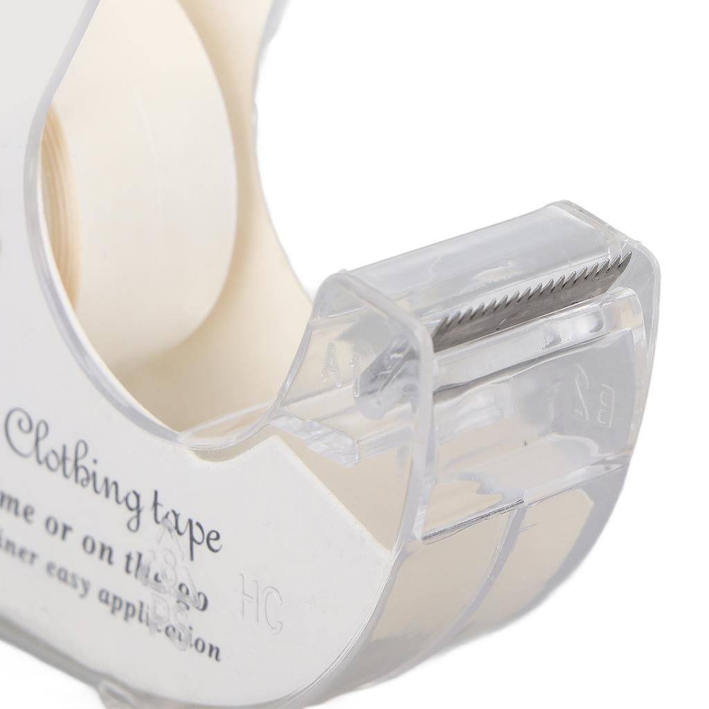 2 Stück Klebeband für Kleider Doppelseitig Transparent Stofffixierung Klebeband für Ausschnitt Strickjacke Kleid Manschetten Schal BH