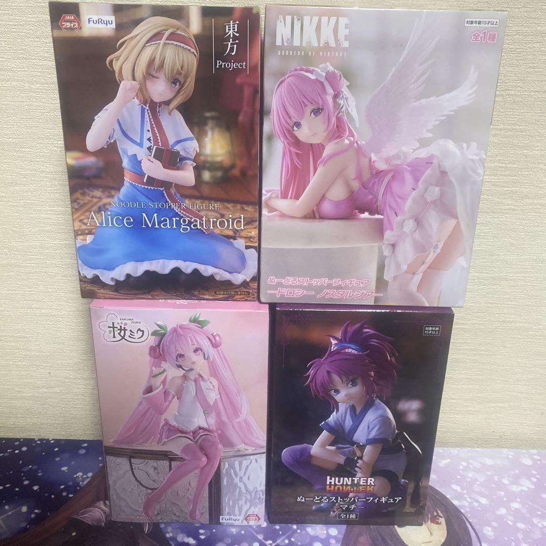 

[USED] Prize Figure Noodle Stopper Touhou NIKKE Sakura Miku H×H Machi!
