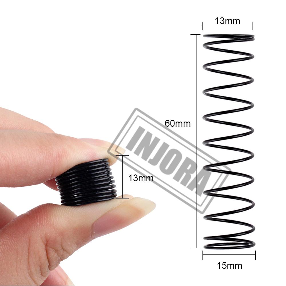 INJORA Metal Shock Springs Compression 60*15mm for 1/10 RC Crawler Car TRX4 TRX6 Axial SCX10 90046 AXI03004 Upgrade Parts