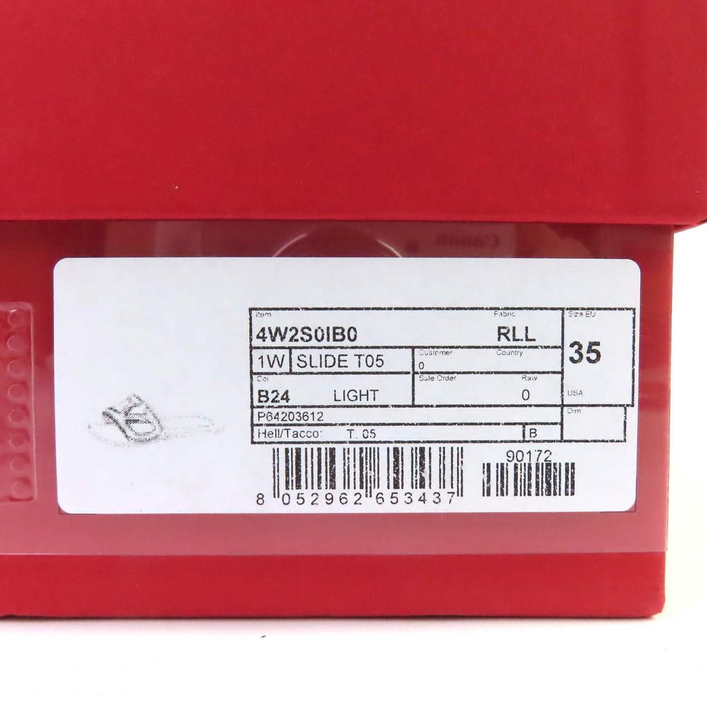 Nienaganne skórzane sandały klapki Valentino Garavani z wycięciem V Logo i kwadratowym noskiem 35 4W2S0IB0 Używane