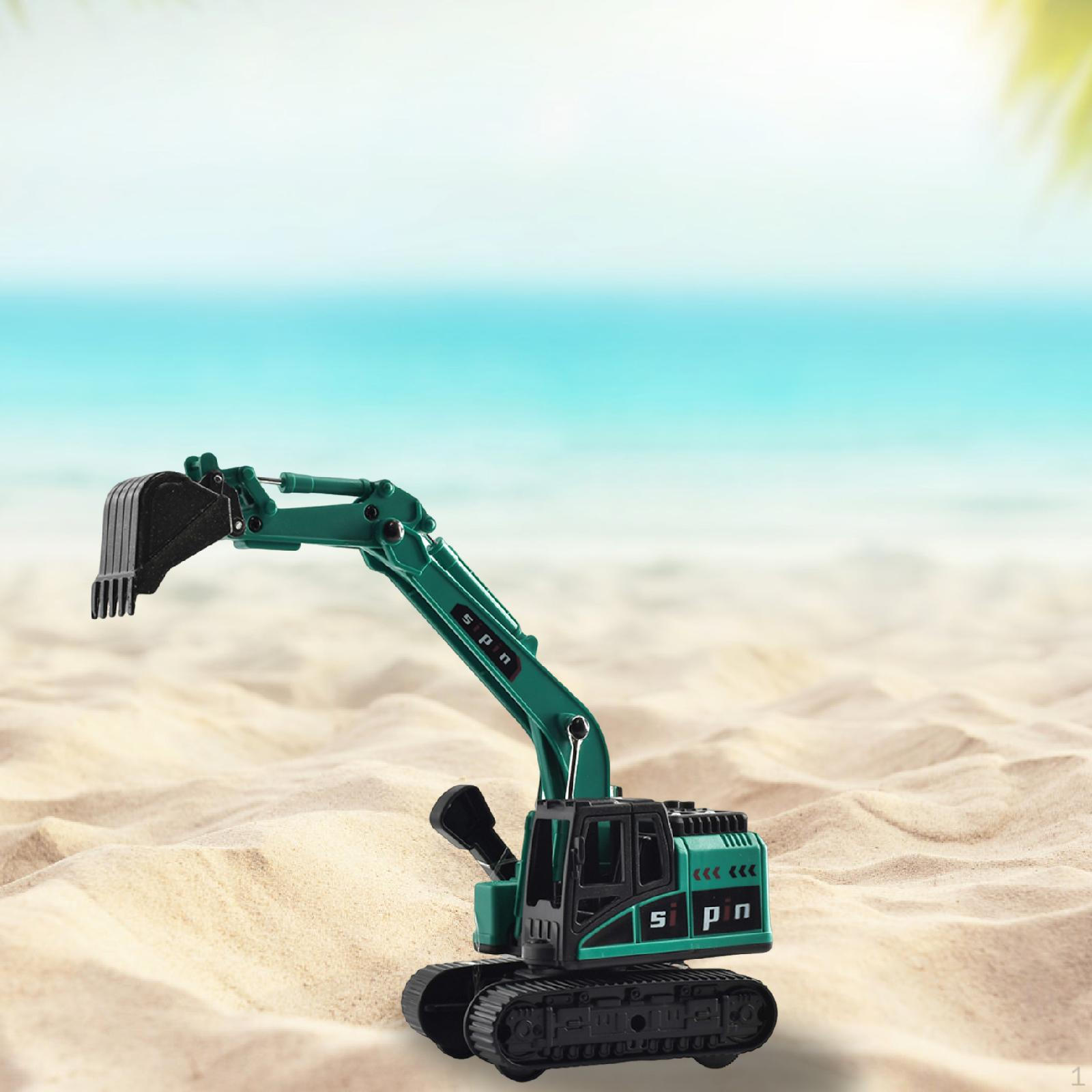 

Toy Construction Vehicle Imaginative Play Birthday Gift Model Educational Truck зелёный