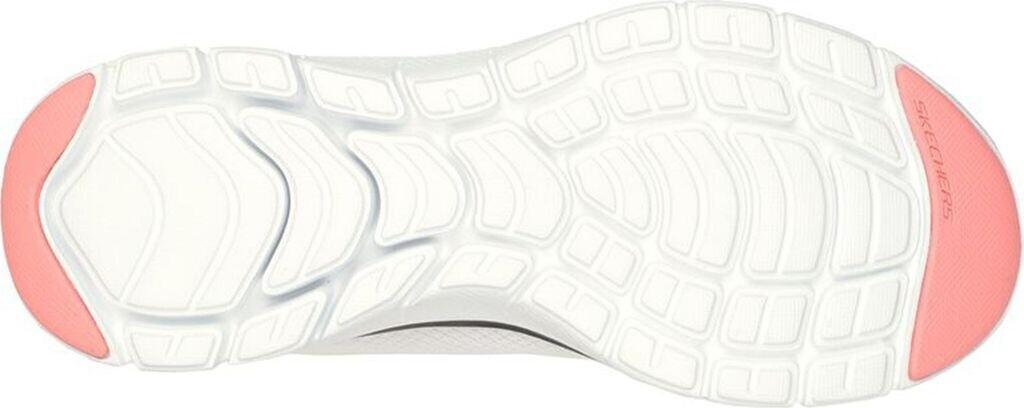 נעלי ספורט Skechers Flex Appeal 4.0 - צבע לבן/שחור/ורוד Brilliant View