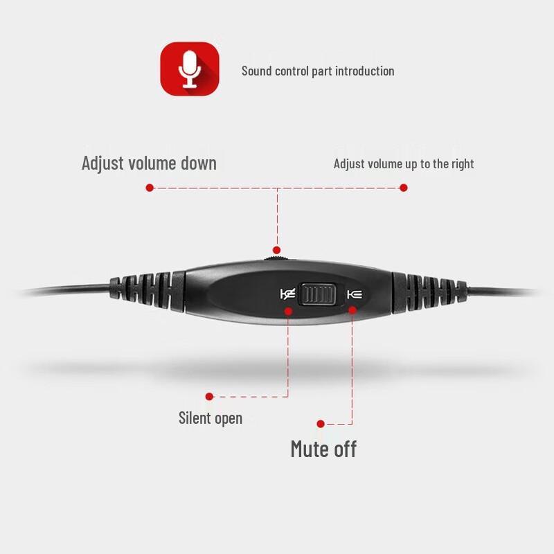 CALLTEL H1016 Wired Call Center Headset (CN version)