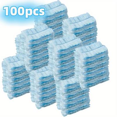 100pcs Disposable Electrostatic Dusting Cloths, Effortless Cleaning for Electronics, Furniture - Handle-Free Cleaning Accessories, Static Duster