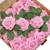 Artificial Flower Simulation Foam Rose Wedding Bouquets Table Centerpieces Baby Shower Party Garland Decoration