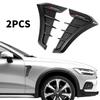 2PCS Car Fender Side Emblem Sticker for Mitsubishi Ralliart ASX EVO Lancer Montero Delica Pajero Galant Eclipse Cordia Outlander EQ1