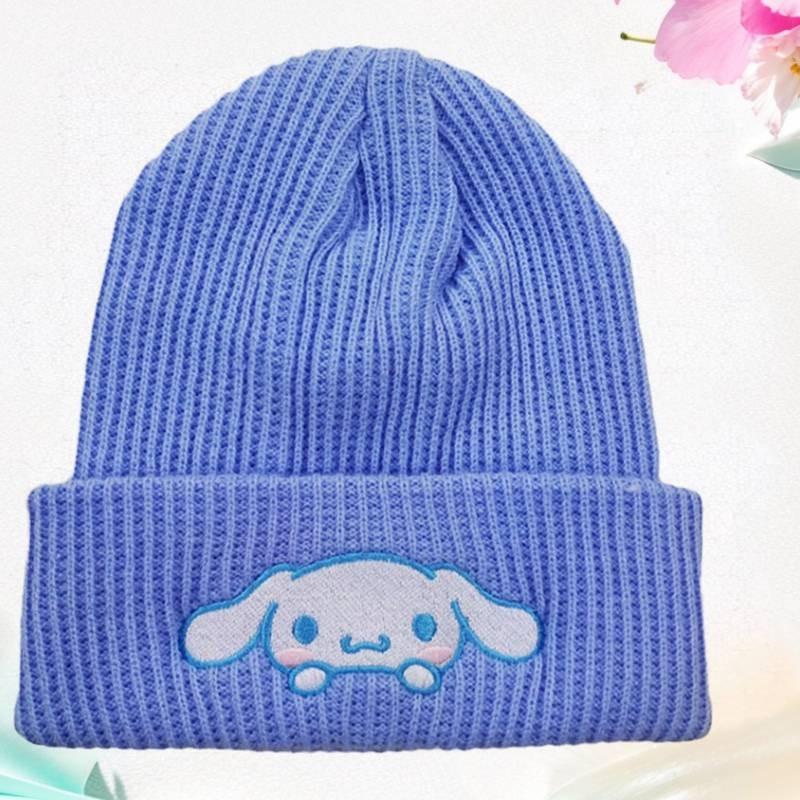 Niedliche und kuschelige gestrickte Katzenohren-Beanie mit Wärme und modischem Stil für den Winter
