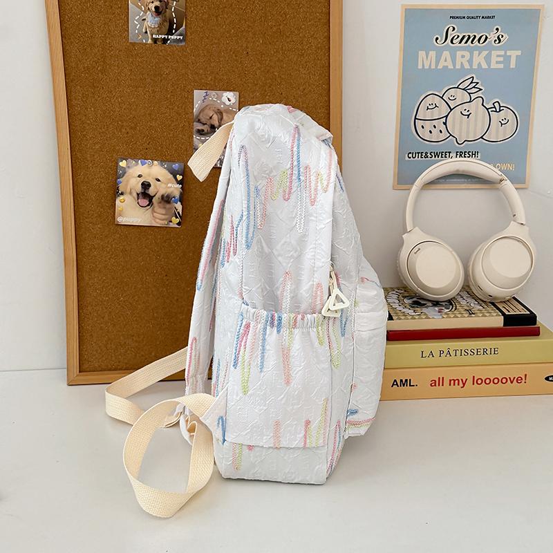 Student Schultasche Mädchen Computer Rucksack bunt gestreift Reiserucksack