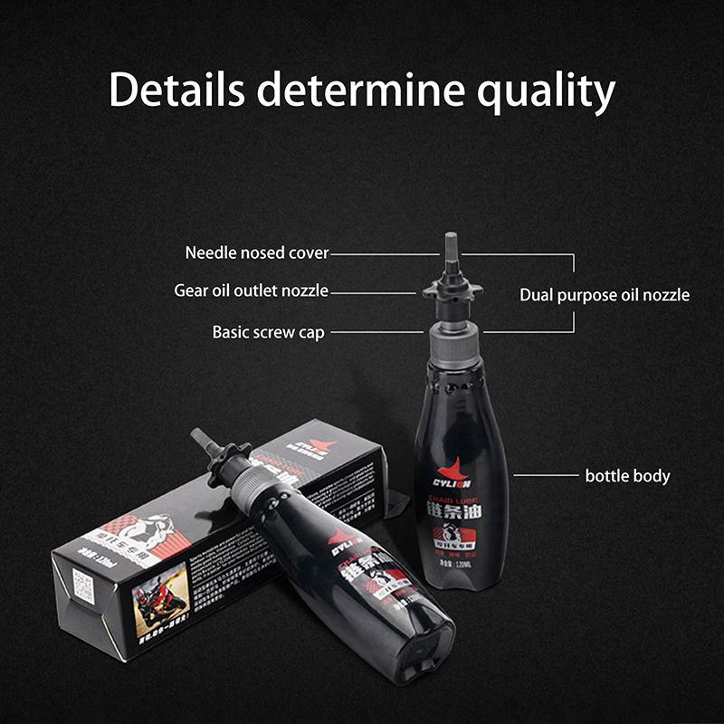 60/120Ml Motorcycle Chain Oil Lubricating Oil Chain Wax Oil Prevention Reduction Maintenance Rust Electric Vehicle Seal