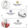 5Pcs Universal Zipper Puller Detachable Zipper Head Instant Zipper Repair Kits For Zipper Slider DIY Sewing Craft Sewing Kits