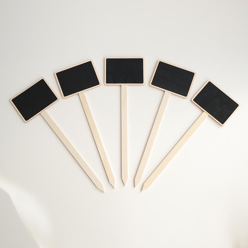 Erasable Wooden Blackboard Plant Labels for Succulents