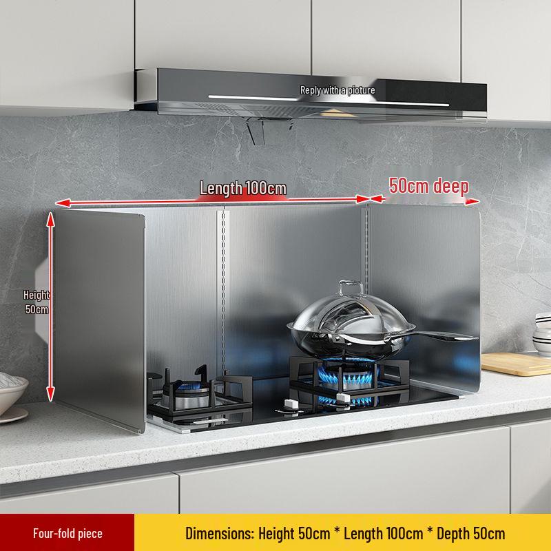 Heat-Resistant Stainless Steel Oil Splatter Guard for Stovetop Cooking