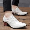 High-End-Marke Herrenschuhe aus echtem Leder Herrenschuhe für formelle Anlässe Herrenschuhe für die Hochzeit Rote High Heels Luxus Herren Business-Schuhe