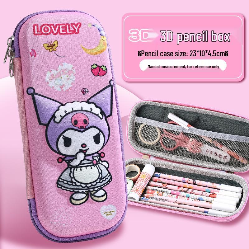 

3D Cartoon Multifunctional Pencil Case for Primary Students - Large Capacity, Ideal Children s Day Gift
